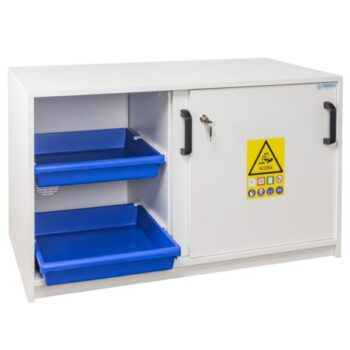Armoire de sécurité pour acides et bases - sous paillasse 2 portes coulissantes, Trionyx – Image 7