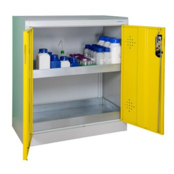 Armoire de sécurité comptoir 2 portes jaunes, Trionyx – Image 6