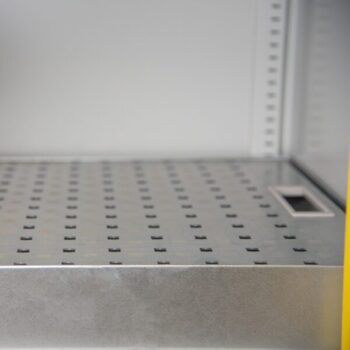 Armoire de sécurité comptoir 1 porte jaune, Trionyx – Image 4