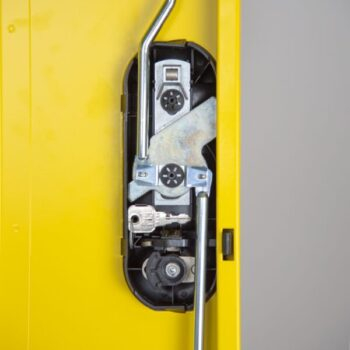 Armoire de sécurité comptoir 1 porte jaune, Trionyx – Image 2