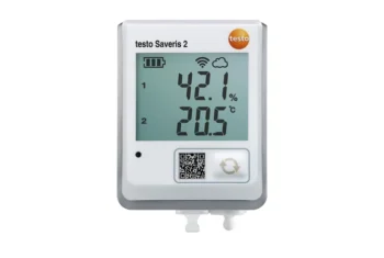 testo Saveris 2-H2 - Enregistreur de données WiFi avec écran et sonde de température et d’humidité raccordable
