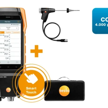 testo 300 Professionnel - Analyseur de combustion (O2, CO jusqu’à 15 000 ppm)