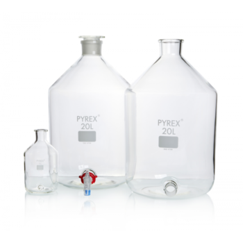 Flacons d'aspiration PYREX®, bras latéral pour tubulure - DWK