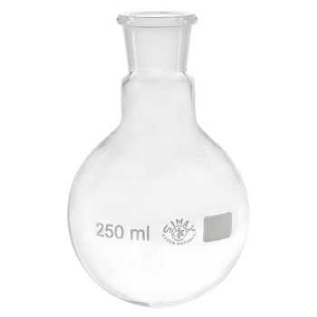 Ballon rond 250ml col large borosilicate avec rodage standard 29/32 - Verre et Plastique