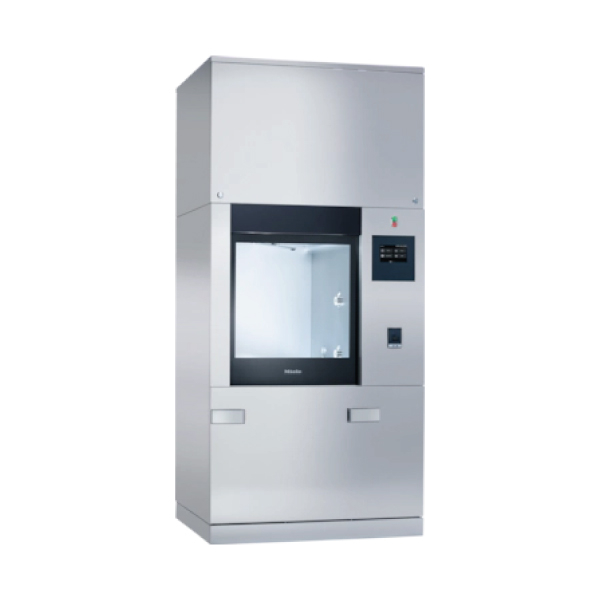 Laveur de laboratoire, chauffage vapeur/électrique - une porte, avec réservoir de préchauffage