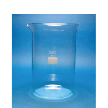 Grand bécher en verre non gradué 10 L - verre borosilicaté - Aldrich